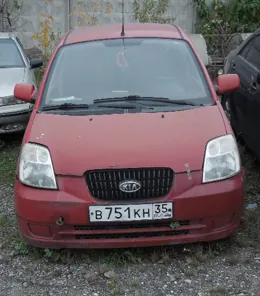 Продажа, Автомобиль марки "KIA PICANTO", ГРЗ В751КН35, VIN KNEBA24426T226806 (ключи и документы отсутствуют)