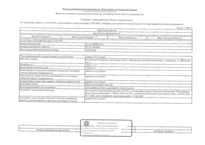 Аренда, земельный участок 1 426 кв.м, ИЖС, с. Пахомова, КН 72:10:1804001:911