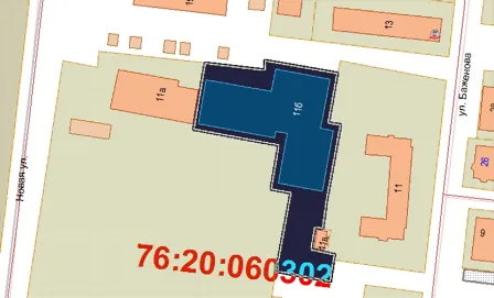 Продажа, объект незавершённого строительства 2 703 кв.м, г. Рыбинск, КН 76:20:060302:24