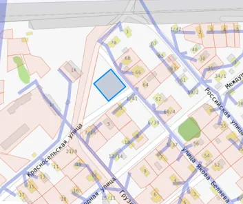 Аренда, земельный участок 936 кв.м, ИЖС, г. Кинешма, КН 37:25:010404:112