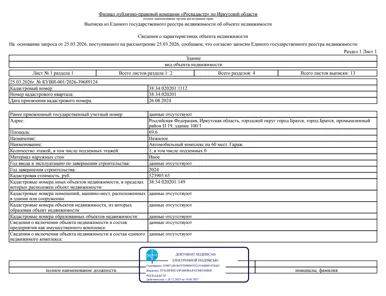 Продажа, здание 69,6 кв.м, г. Братск, КН 38:34:020201:1112