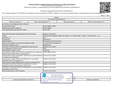 Продажа, здание 55,8 кв.м с земельным участком, с. Урик, КН 38:06:100801:35884