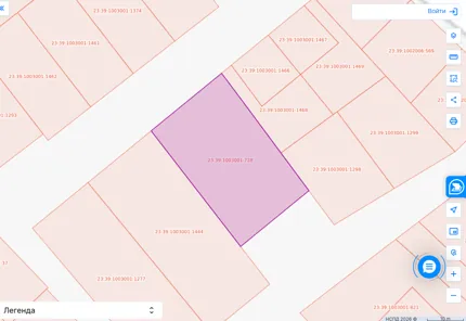 Продажа, земельный участок 1 014 кв.м, ИЖС, п. Южненское, КН 23:39:1003001:728
