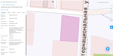 Аренда, земельный участок 1 800 кв.м, ЛПХ, п. Октябрьское, КН 09:02:0200101:1465