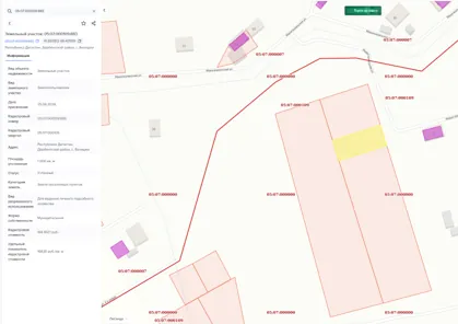 Продажа, земельный участок 1 000 кв.м, ЛПХ, с. Белиджи, КН 05:07:000109:883