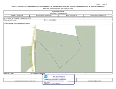 Продажа, земельный участок 94 396 кв.м, с/х, КН 32:19:0100602:205