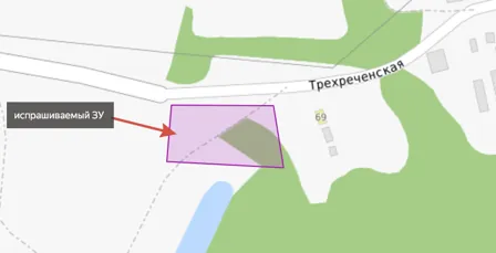 Аренда, земельный участок 3 000 кв.м, ЛПХ, д. Трехречье, КН 12:03:0601001:362