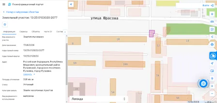 Аренда, земельный участок 206 кв.м, торговля, КН 13:25:0103020:2077