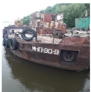 Морское судно  "МНП-90 № 9"