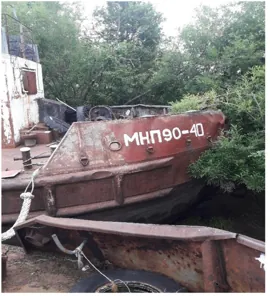 Морское судно  "МНП-90 № 40"