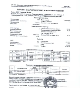 Продажа, квартира 159,3 кв.м, г. Санкт-Петербург г, КН 78:31:0001265:2420