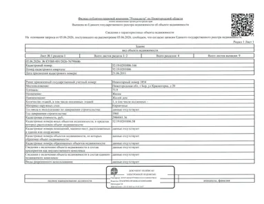 Продажа, жилой дом 1 000 кв.м, г. Бор, КН 52:19:0201006:166
