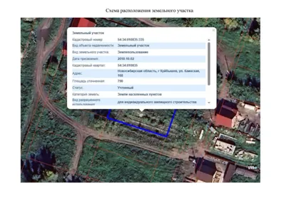 Аренда, земельный участок 790 кв.м, ИЖС, г. Куйбышев, КН 54:34:010835:335