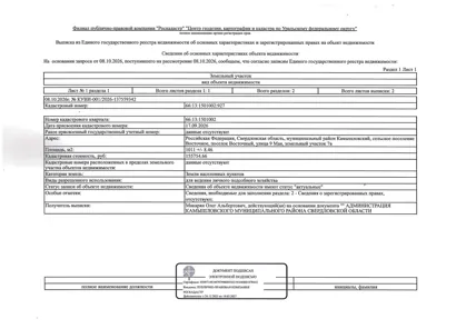 Продажа, земельный участок 1 011 кв.м, ЛПХ, п. Восточное, КН 66:13:1501002:927