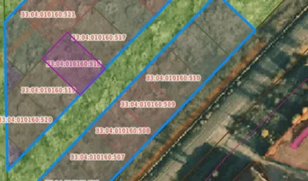 Аренда, земельный участок 900 кв.м, ИЖС, г. Юрьев-Польский, КН 33:04:010160:518
