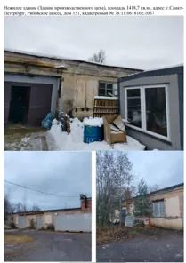 Аренда, здание 4 447,4 кв.м, г. Санкт-Петербург, КН 78:11:0618102:1024