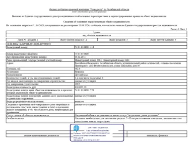 Продажа, здание 462,8 кв.м с земельным участком, КН 74:01:0104001:414