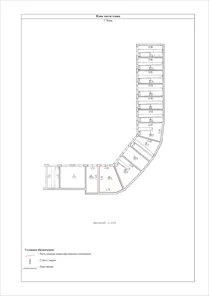 Продажа, объект недвижимости 42,3 кв.м, г. Новосибирск, КН 54:35:041110:1052