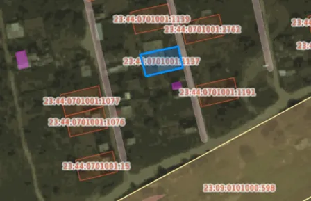 Продажа, земельный участок 420 кв.м, садоводство, г. Кропоткин, КН 23:44:0701001:1137