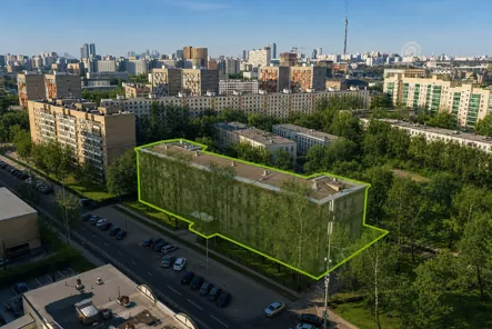 Продажа, здание 6 046,2 кв.м с земельным участком, г. Москва, КН 77:02:0019005:1000