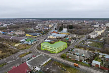 Продажа, здание 997,6 кв.м с земельным участком, г. Рассказово, КН 68:28:0000017:251