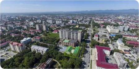 Продажа, здание 1 440,9 кв.м с земельным участком, г. Южно-Сахалинск, КН 65:01:0703005:48