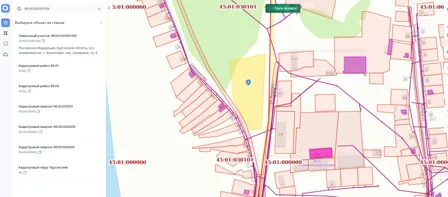 Аренда, земельный участок 10 000 кв.м, Объекты торговли торговые, с. Альменево, КН 45:01:030101:159