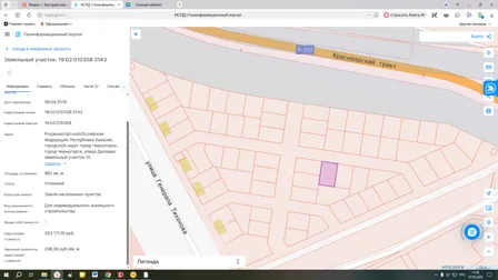 Аренда, земельный участок 882 кв.м, ИЖС, г. Черногорск, КН 19:02:010308:3143