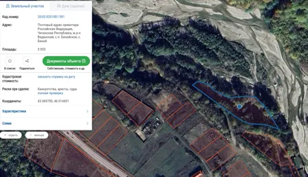 Аренда, земельный участок 3 995 кв.м, рекреация, п. Бенойское, КН 20:02:0201001:591