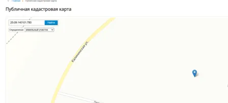 Продажа, земельный участок 3 724 кв.м, с. Кремово, КН 25:09:140101:780