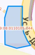 Продажа, земельный участок 1 609 кв.м, с/х, п. Красновосточное, КН 09:08:0110105:144