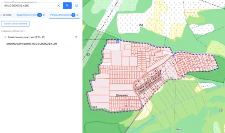 Продажа, земельный участок 600 кв.м, огородничество, д. Доншино, КН 69:10:0000021:4180