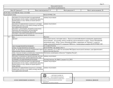 Продажа, земельный участок 1 000 кв.м, Иной вид, тер ДНТ Черемхи 2, КН 86:02:0707002:1301
