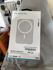 внешний аккумулятор Power Bank Monarch MAGBAR M8 8000 mah WS-T125 9 Штука (шт)