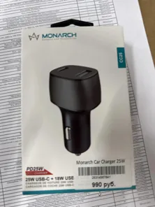 Продажа, Автомобильное зарядное устройство Monarch СС25 19 Штука (шт)
