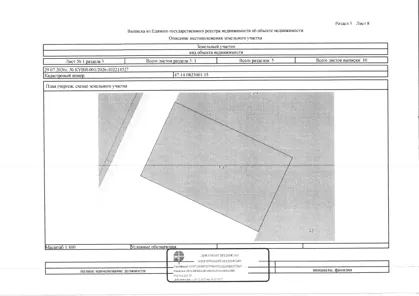 Продажа, земельный участок 1 000 кв.м, садоводство, п. Лопухинское, КН 47:14:0823001:15