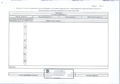 Продажа, квартира 54,7 кв.м, г. Санкт-Петербург, КН 78:13:0007417:5318