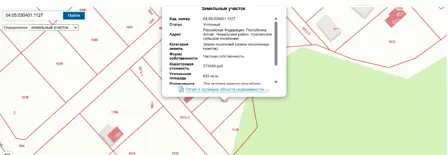 Продажа, земельный участок 633 кв.м, п. Узнезинское, КН 04:05:030401:1127