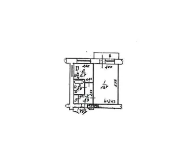 Продажа, квартира 30,3 кв.м, г. Орехово-Зуево, КН 50:47:0080407:608
