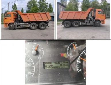 Продажа, грузовой самосвал КАМАЗ Т2530, идентификационный номер (VIN) XTC651155K1414765, кузов (кабина, прицеп) №532050К2541857…