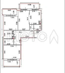 Продажа, квартира 79,8 кв.м, д. Энколово, КН 47:07:0713002:6280