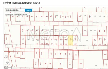 Продажа, земельный участок 800 кв.м, г. Сунжа, КН 06:02:0000006:2084